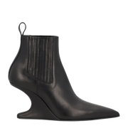 Rick Owens 80mm Sharp Ankle Boots Black
