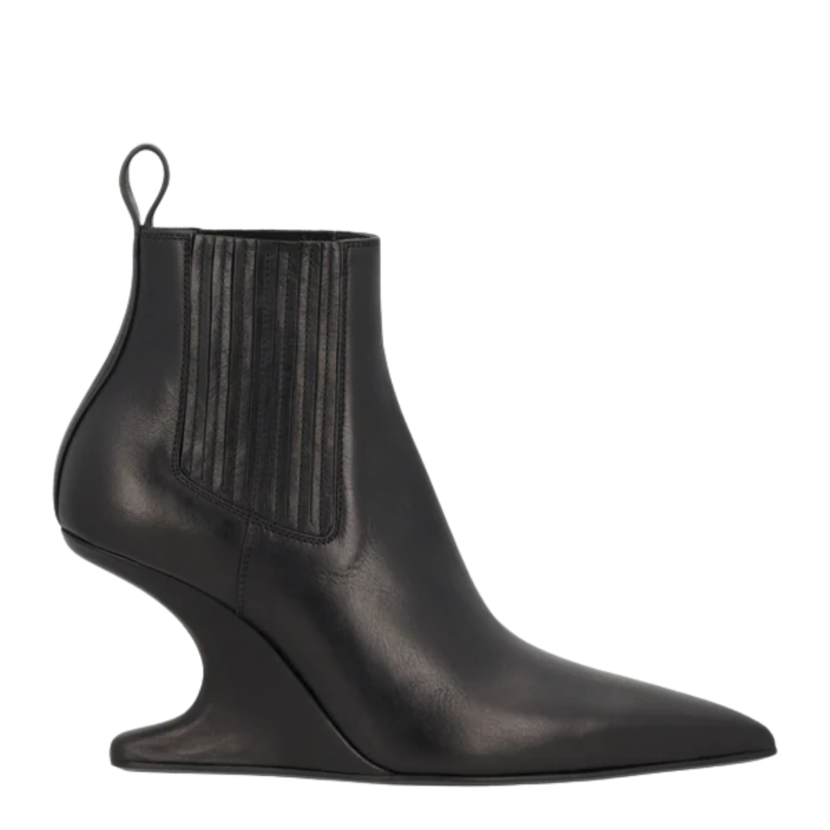 Rick Owens 80mm Sharp Ankle Boots Black