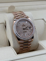 Rolex | Day-Date | 228345RBR | Rose gold | 40 x 48 mm | Rose gold | Gold (solid) | Automatic