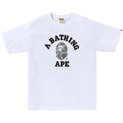 BAPE Digital Camo College T-Shirt - White