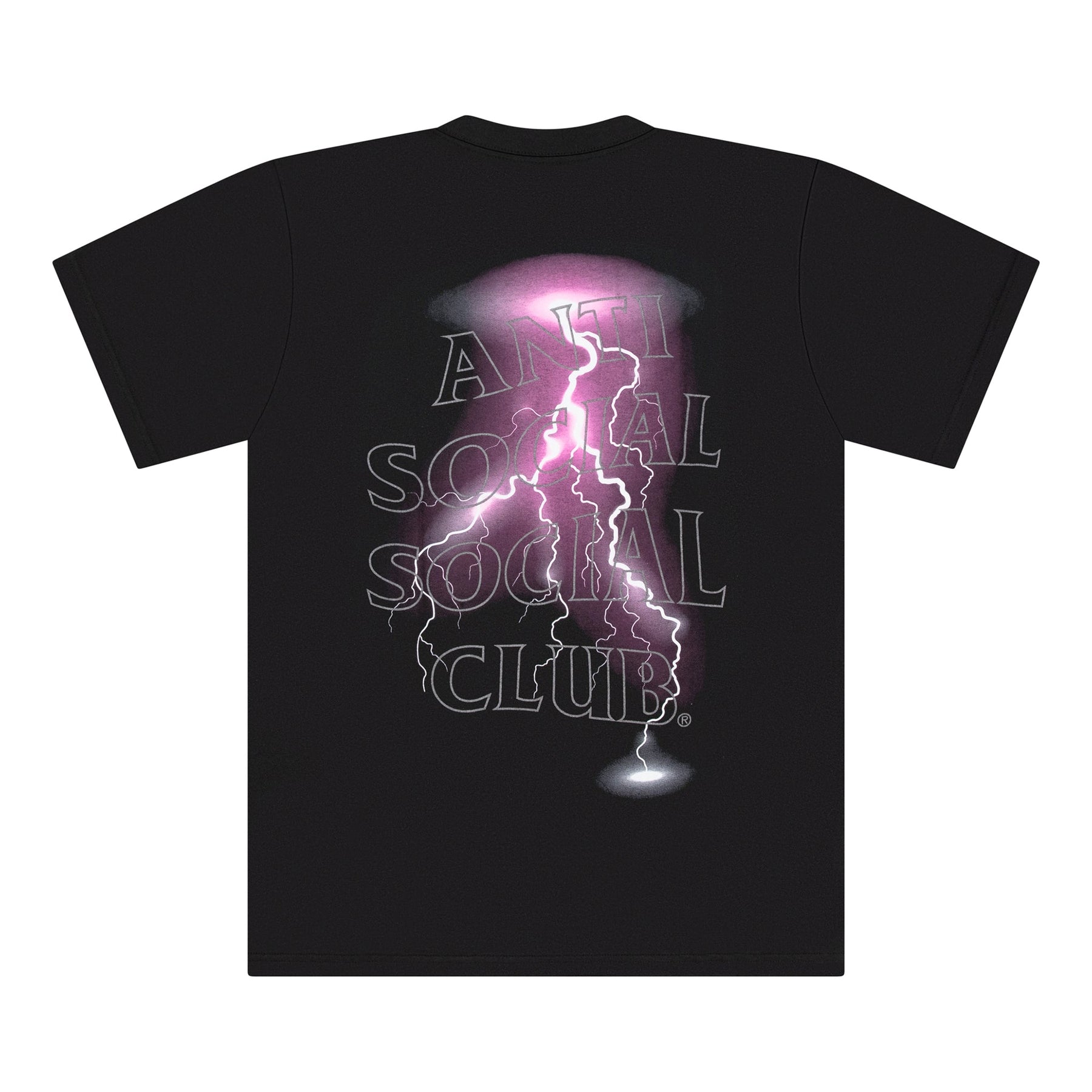 Anti Social Social Club Pink Lightning T-Shirt