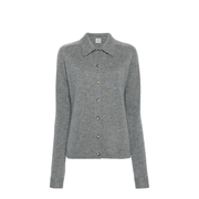 Raglan Sleeve Cashmere Shirt - Grey Melange