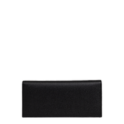 Gancini Leather Wallet - Black