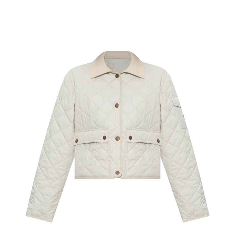 Chitre Diamond-Quilted Padded Shirt Jacket