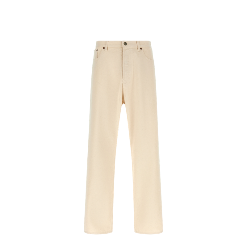 VGold Straight Leg Jeans - Beige