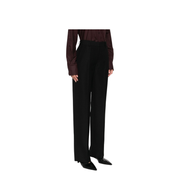 Wool Blend Suit Trousers