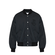 Logo Bomber Jacket - Black