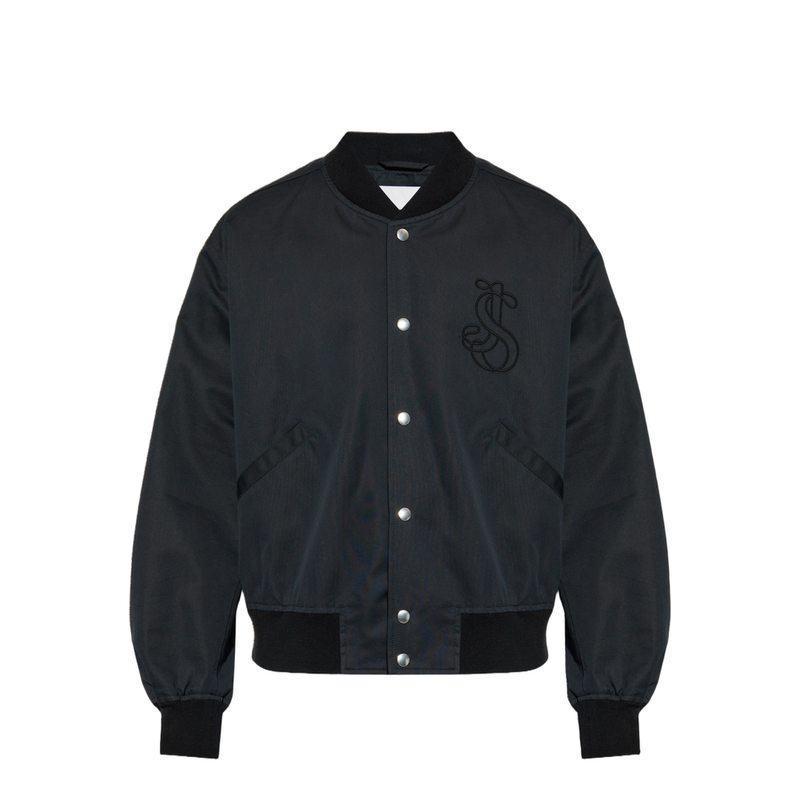 Logo Bomber Jacket - Black