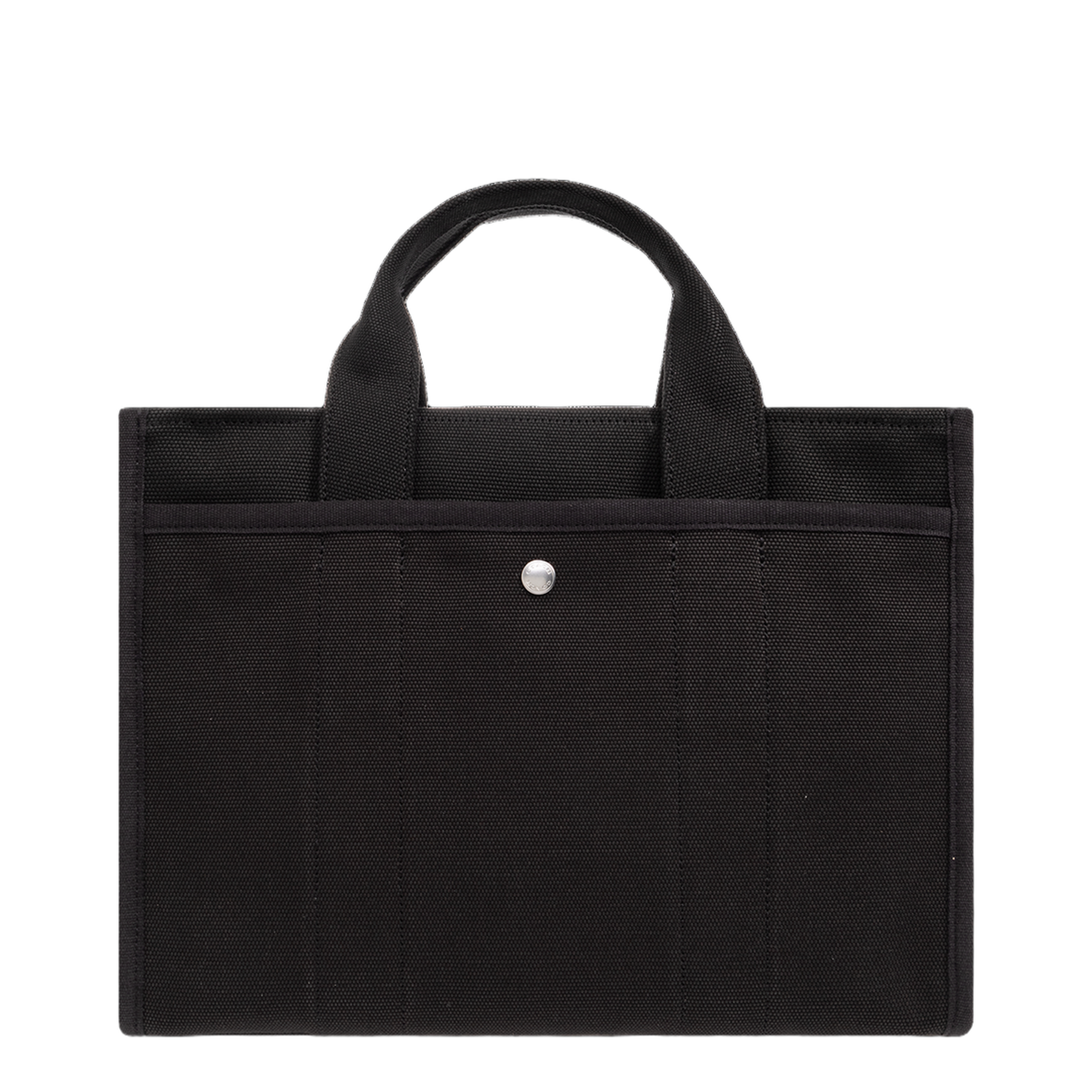 Logo Canvas Cargo Tote Bag - Black