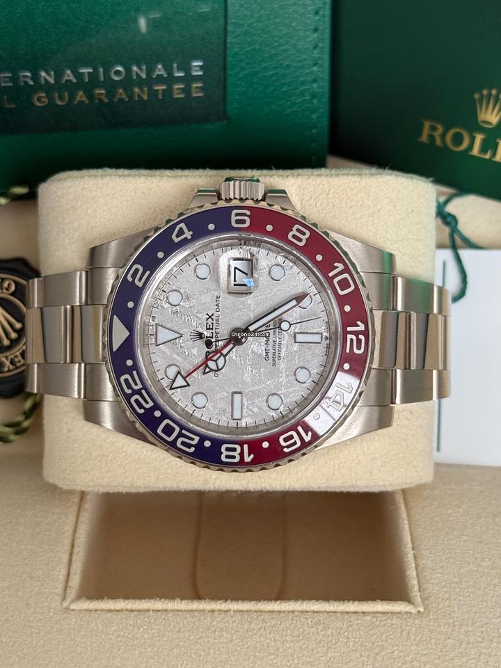 Rolex | GMT-Master II | 126719BLRO | White gold | 40 mm | White gold | Grey | Automatic