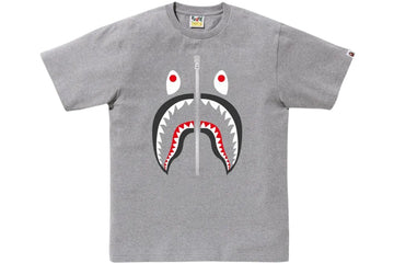 BAPE A Bathing Ape Shark T-Shirt Gray