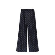 Paisley-Print Straight-Leg Trousers