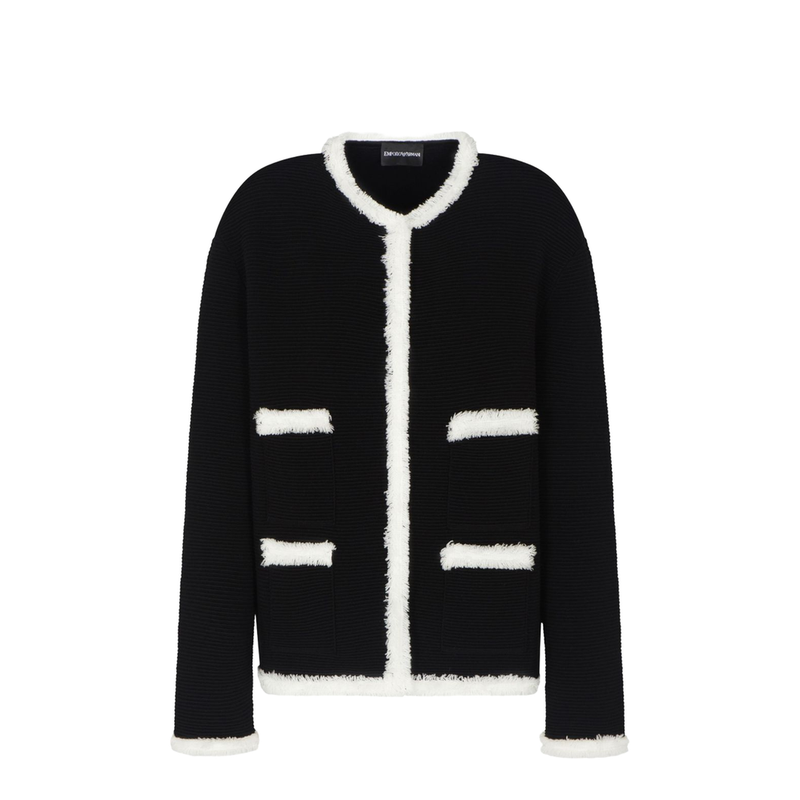 Crewneck Blazer Jacket