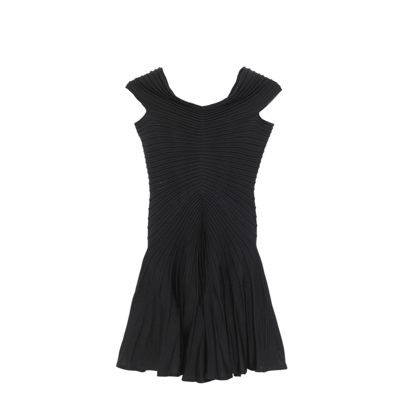Textured Knit Mini Dress