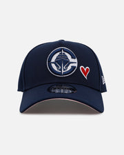 New Era Los Angeles Clippers Team Color Hearts 9FORTY A - Frame Snapback Official Team Color