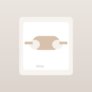 Blissy Silk Sleep Mask - Champagne
