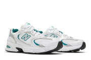 New Balance 530 White Silver Green