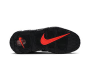 Nike Air More Uptempo Black White Laser Crimson