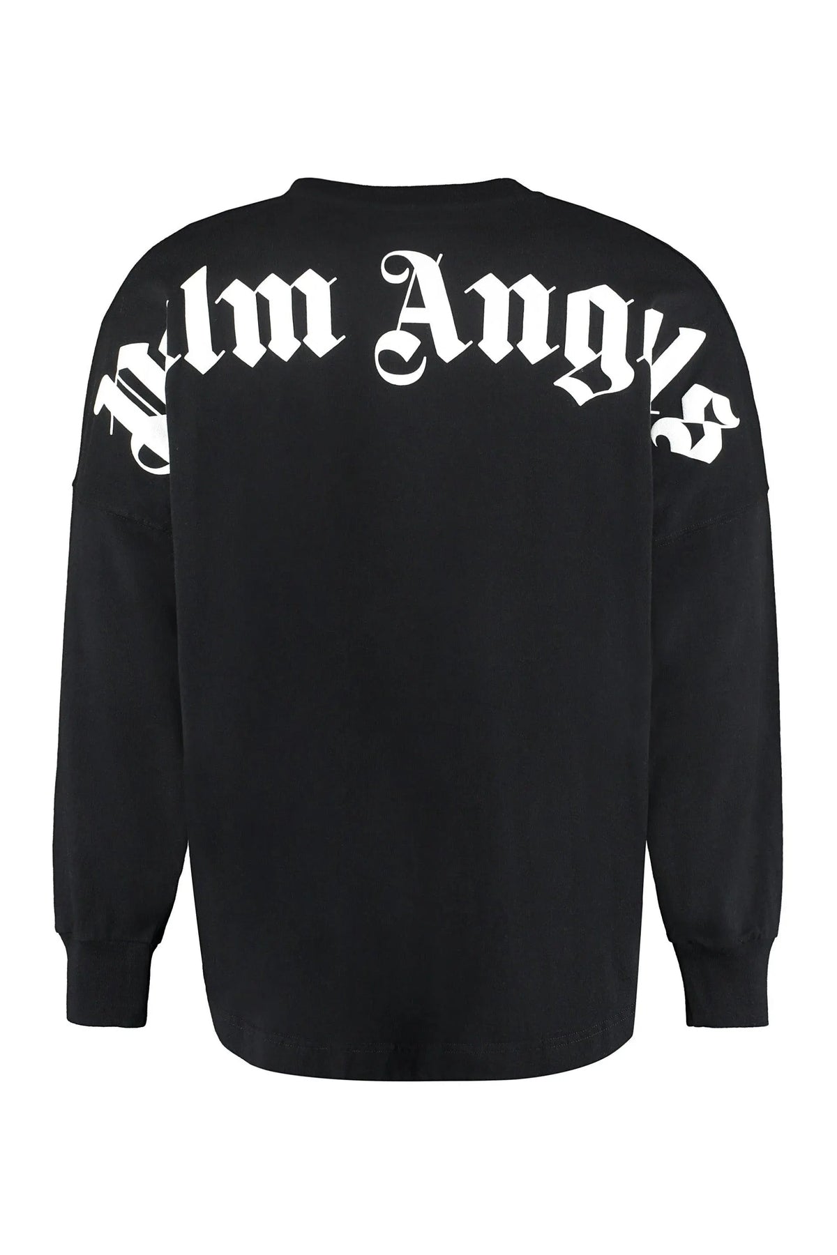 Palm Angels Classic Back Logo Oversized Black L/S T-Shirt