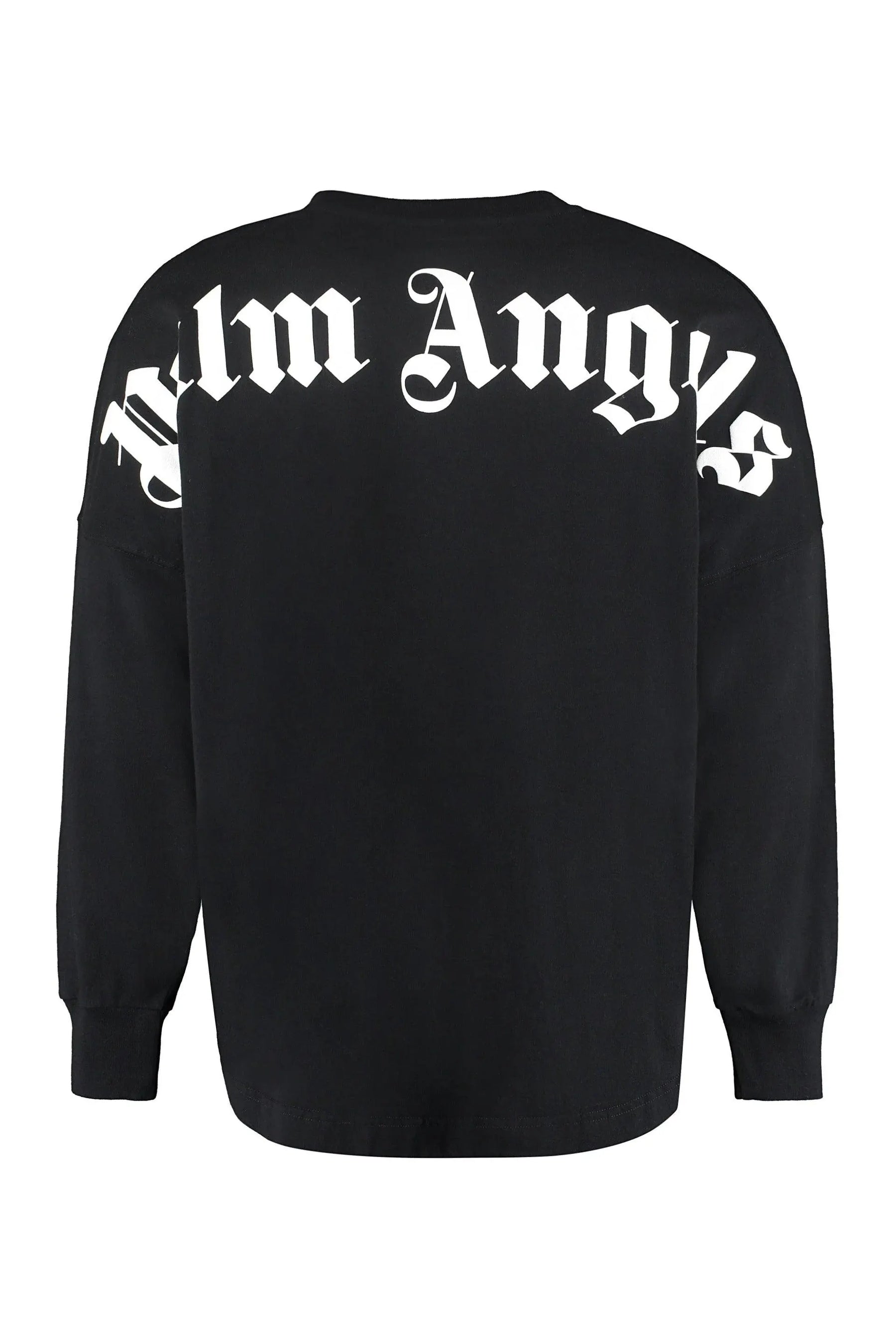 Palm Angels Classic Back Logo Oversized Black L/S T-Shirt
