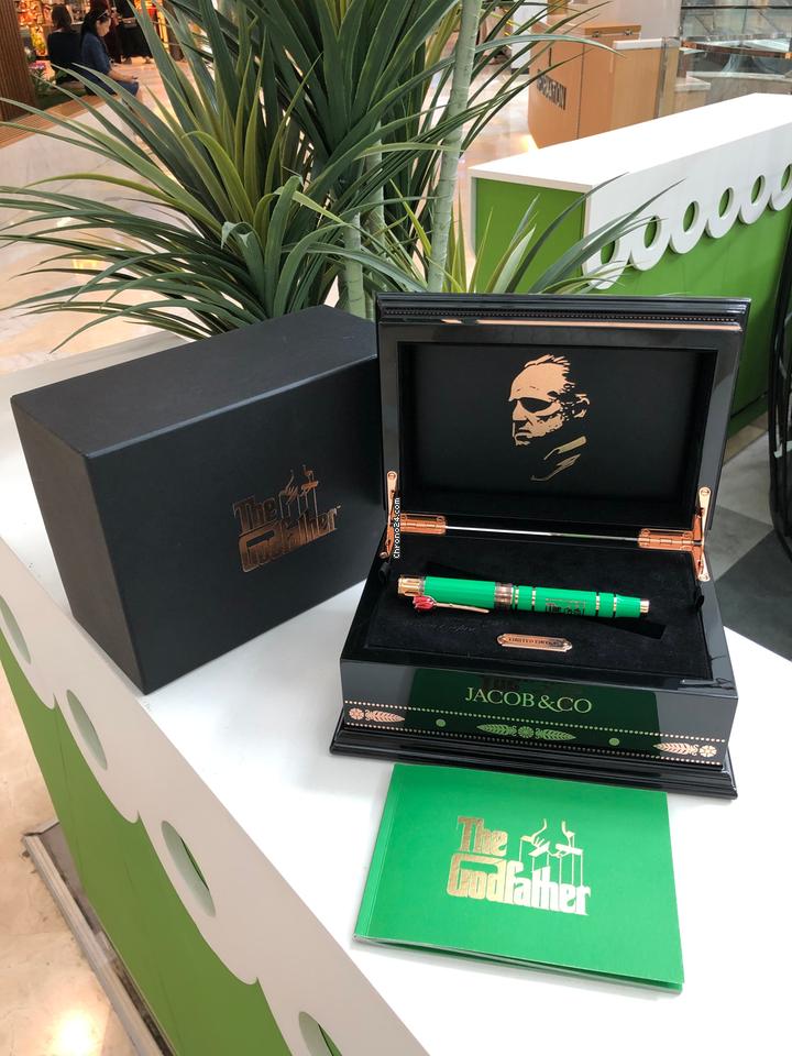 Jacob & Co.“The Godfather” Pen Green Limited Edition of 499 Pieces Full set 2024