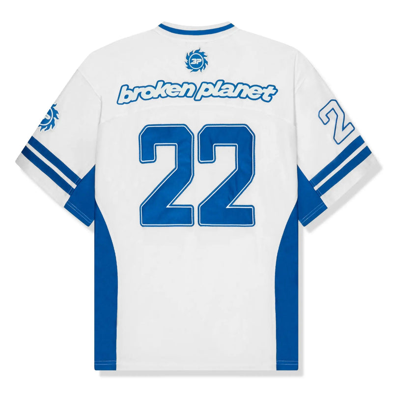 Broken Planet Football Jersey (FW24) White/Blue