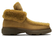 Burberry Shearling Embellished Suede Creeper Boot Yellow