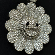 MURAKAMI FLOWER ICED OUT PENDANT (SILVER)