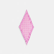 Coach Signature Silk Diamond Scarf Fuschia