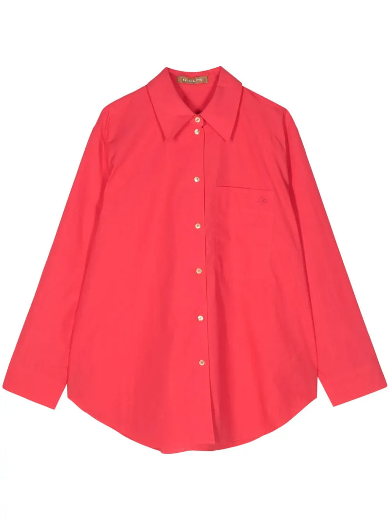 Caprice organic cotton button-up shirt