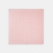 Coach Signature Oversized Square Scarf Dusty Pink
