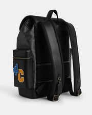 Coach Sprint Backpack In Signature Canvas With Patches Signature Canvas-Gunmetal-Charcoal Multi