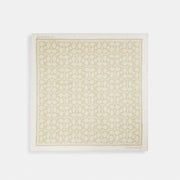 Coach Jumbo Signature Silk Square Scarf Light Tan