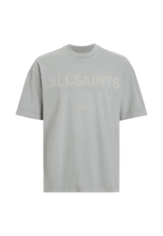ALL SAINTS LASER SS CREW SKLINE GREY