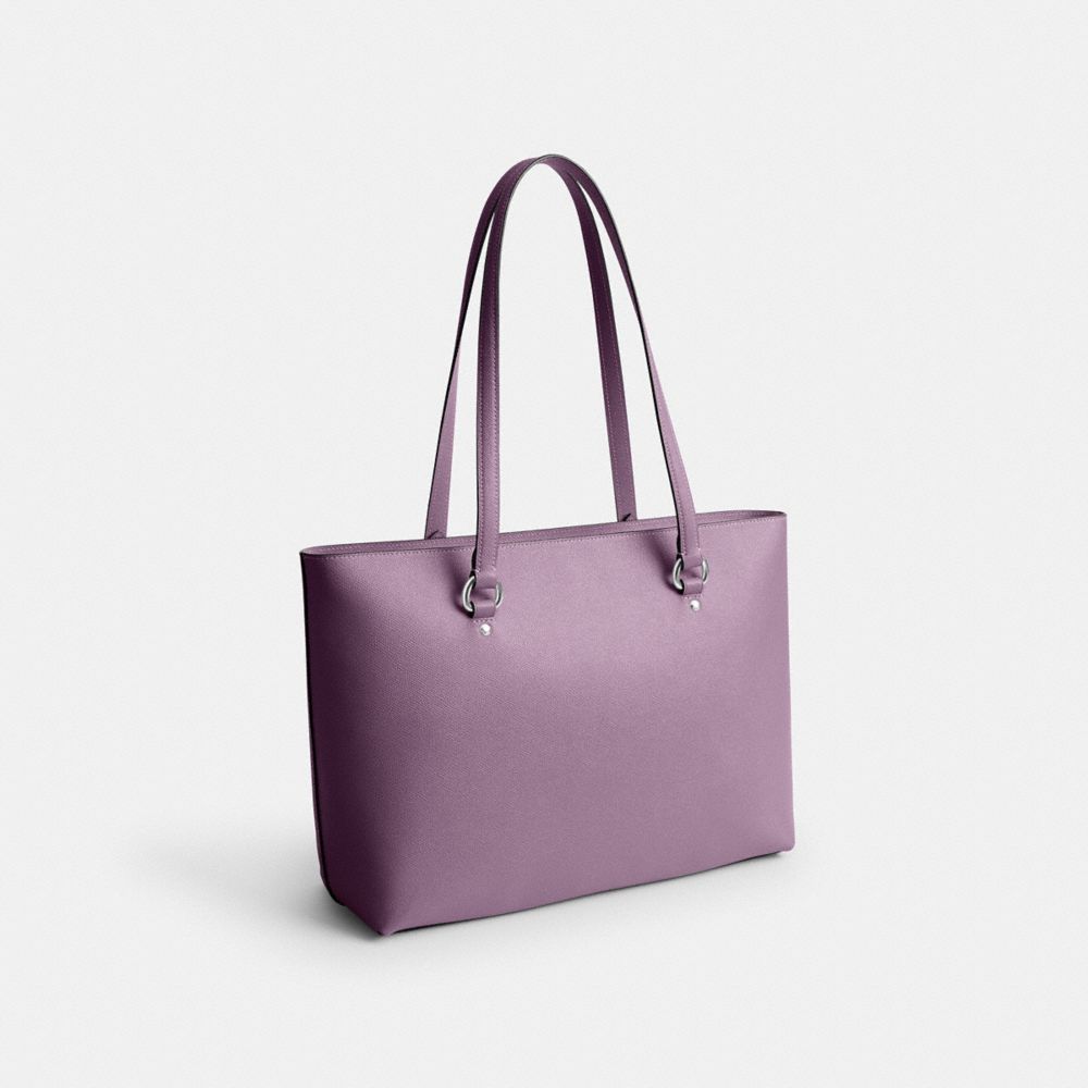 Coach Station Tote Bag Silver Jasmine