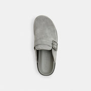 Men's Coach Buckle Clog Charcoal