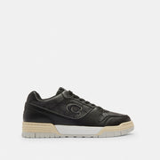 Men's Coach Soho Sneaker With Signature Canvas Charcoal Black