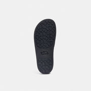 Women's Coach Udele Sport Slide In Signature Canvas Charcoal Black