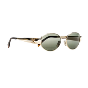 Celine Triomphe Metal 01 Sunglasses Gold/Green (4S235CMLB.35SG / CL40235U)