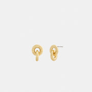 Interlock Drop Earrings