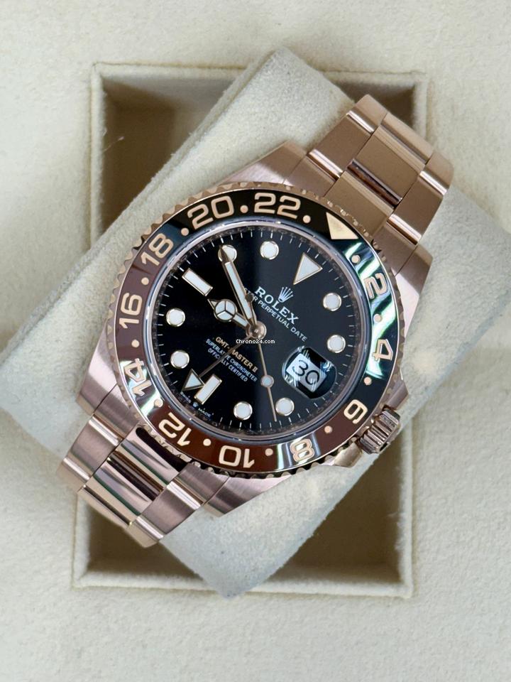 Rolex | GMT-Master II | 126715CHNR | Rose gold | 40 mm | Rose gold | Black | Automatic