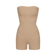 SKIMS SEAMLESS SCULPT STRAPLESS SHORTIE BODYSUIT