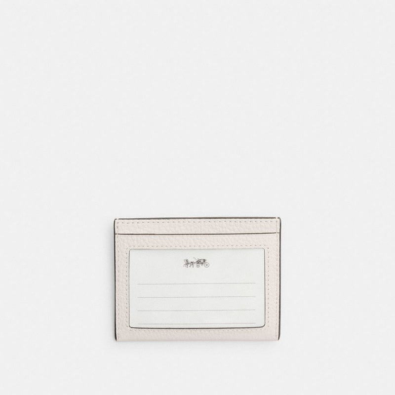 Coach Slim Id Card Case Chalk