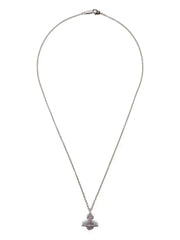 crystal-embellished orb necklace