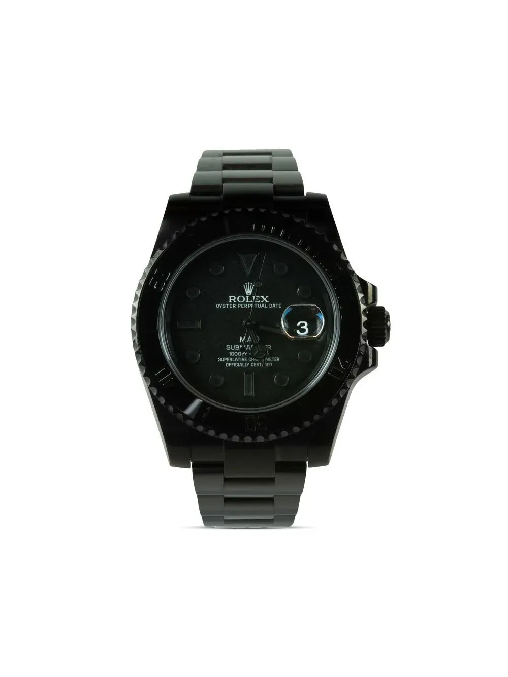 customised pre-owned Rolex Submariner Date - 40 mm