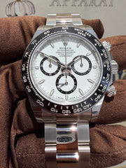 Rolex | Daytona | 126500 | Steel | 40 mm | Steel | White | Automatic