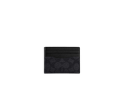 Slim Id Card Case In Signature Canvas