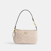 Coach Nolita 19 In Signature Canvas Gold Sand Chalk