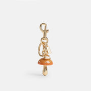 Coach Mushroom Bag Charm Gold Mustard