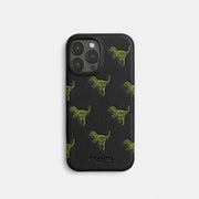 Coach Iphone 16 Pro Case With Rexy Black